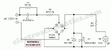 LED Night Lamp circuit