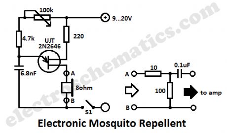 Electronic Mosquito Repellent circuit