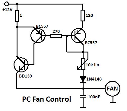 Processor Fan Controller circuit