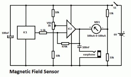 Magnetic Field Sensor circuit