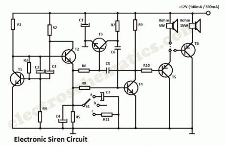 Electronic Siren Circuit