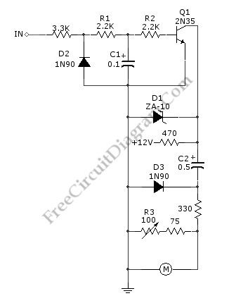Tachometer Circuit with Single Transistor