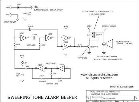 ANOTHER VERY LOUD PIEZO ALARM BEEPER