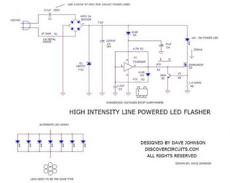 HIGH INTENSITY LINE POWERED LED FLASHER (Dec 8, 2008)