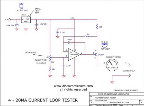4-20ma Current Loop Tester