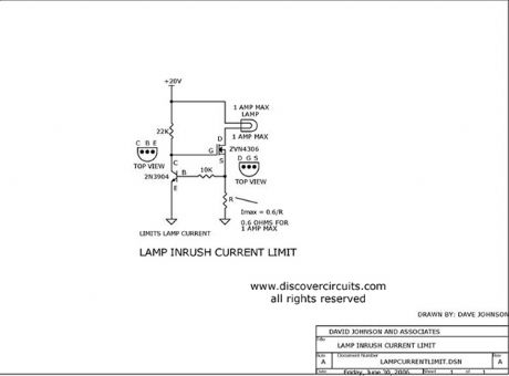 Incandescent Lamp Inrush Current Limiter