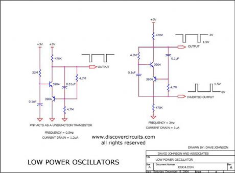 Low Power Oscillators