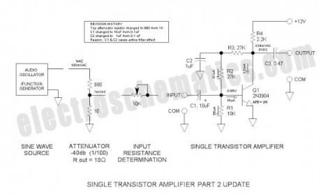 Single Transistor Amplifier Revisited – Part 2