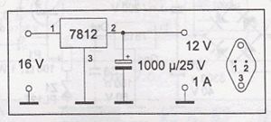 Simple 12V DC Power Supply Circuits