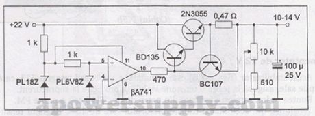Simple 12V DC Power Supply Circuits