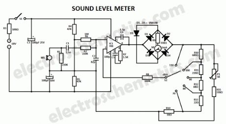 Sound Level Meter Circuits