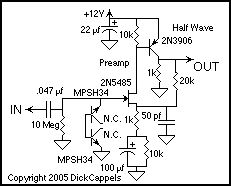 Input coupling and Preamp