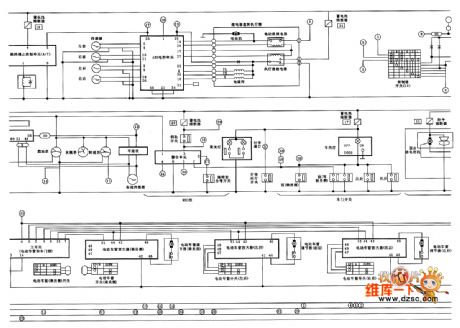 Fengshen Bluebird EQ7200-Ⅱ sedan ECCS Diagram (three)