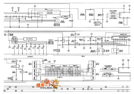 Fengshen Bluebird EQ7200-Ⅱ sedan ECCS circuit diagram (two)