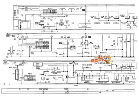 Fengshen Bluebird EQ7200-Ⅱ ECCS car circuit diagram