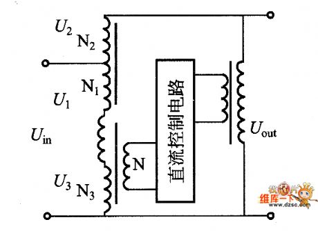Electronic exchange regulator magnetic amplifier circuit