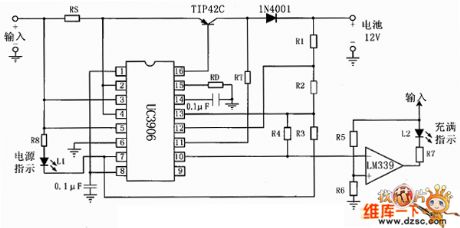 Based 12v sealed lead acid battery charger circuit diagram dual level float