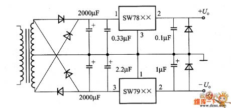 Bidirectional output power supply circuit