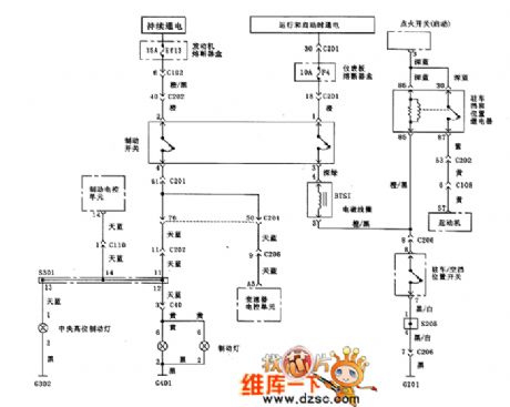 Shanghai excelle brake lamp circuit diagram