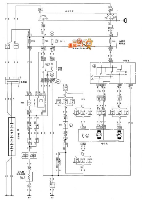 Shenlong fukang defrosting system circuit diagram