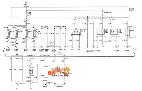 Beijing Hyundai Sang Nata MFI Control System (DOHC, M / T) Schematic (one)