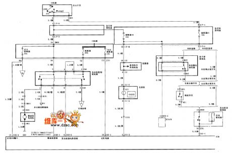 Beijing Hyundai Sang Nata MFI Control System (DOHC, M / T) Schematic