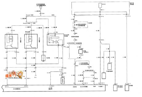 Beijing Hyundai Sang Nata MFI Control System (DOHC, M / T) Schematic (four)