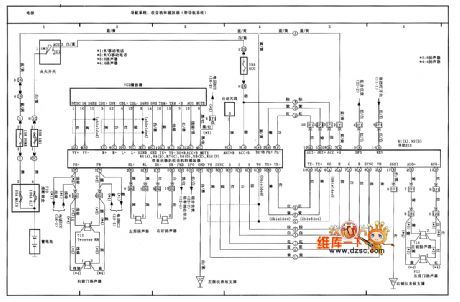 Tianjin vios, radio navigation system circuit diagram and player (with navigation system)