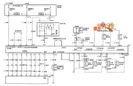 Beijing Hyundai Sang Nata radio system diagram