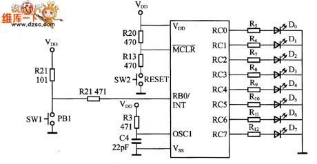 Running water light circuit diagram