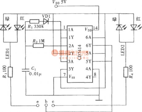 Transistors simple test circuit diagram