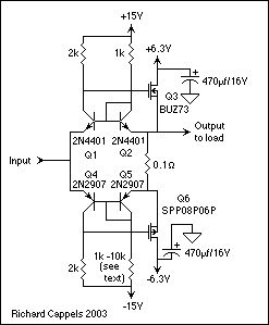 Setting Quiescent Source Current