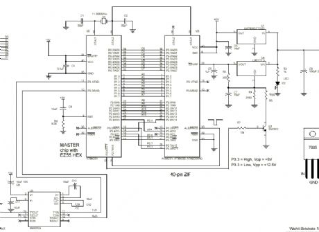 Schematic of Easy-Downloader V2.1 89C51/89C52/89C55WD