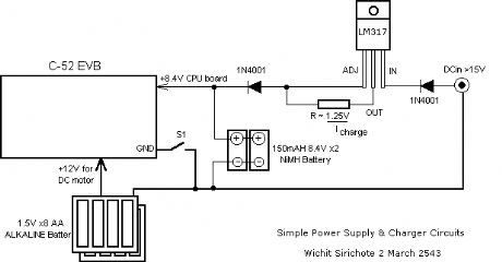 Simple Power Supply and Charger Circuits