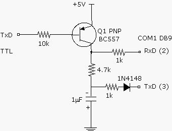 Simple RS232C Level Converters