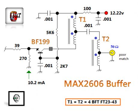 MAX2606 buffer