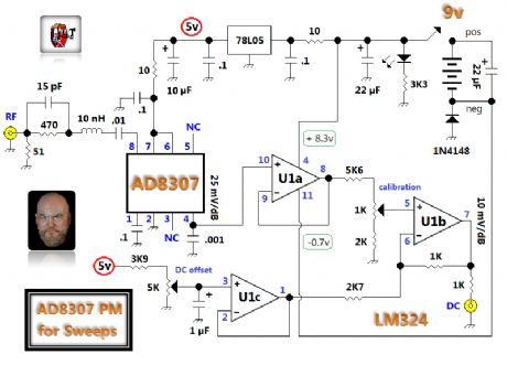 AD8307-based power meter