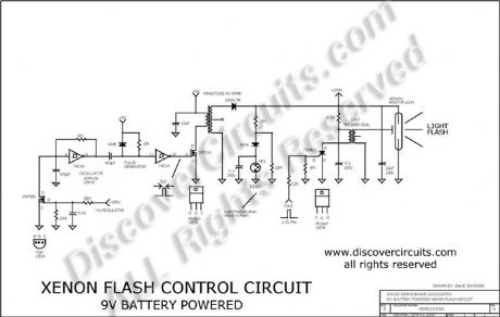 Controller for a 9v Powered Xenon Photoflash