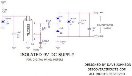 Isolated Power Supply for Digital Panel Meters