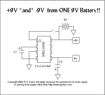 +9V *and* -9V from one battery
