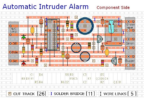 Automatic Intruder Alarm circuit 2
