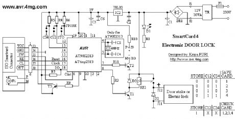 CodeLock AVR electronic combination lock 7
