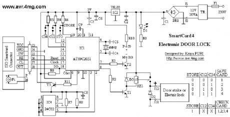 CodeLock AVR electronic combination lock 8