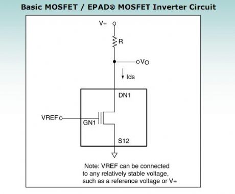 Basic MOSFET/ EPAD MOSFET Inverter Circuit