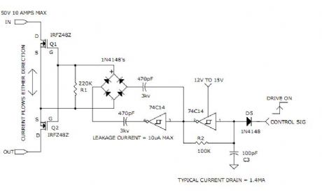 Charge Coupled MOSFET Relay 1