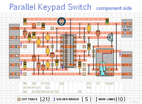 Keypad Switch - With Parallel Code Entry