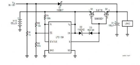 Bidirectional Switch Using Two “Back-to-Back” MOSFETs