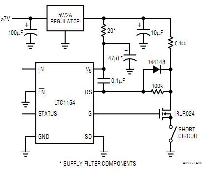 Supply Filter for Current Limited Supplies