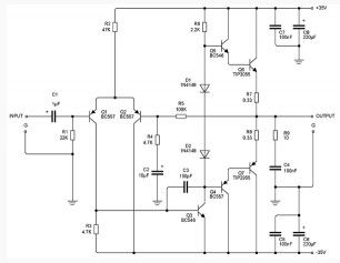 75W Transistor Audio Amplifier