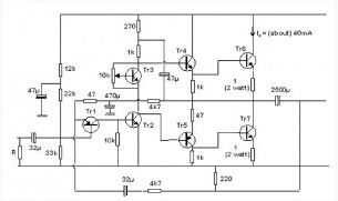 10 Watt Transistor audio amplifier